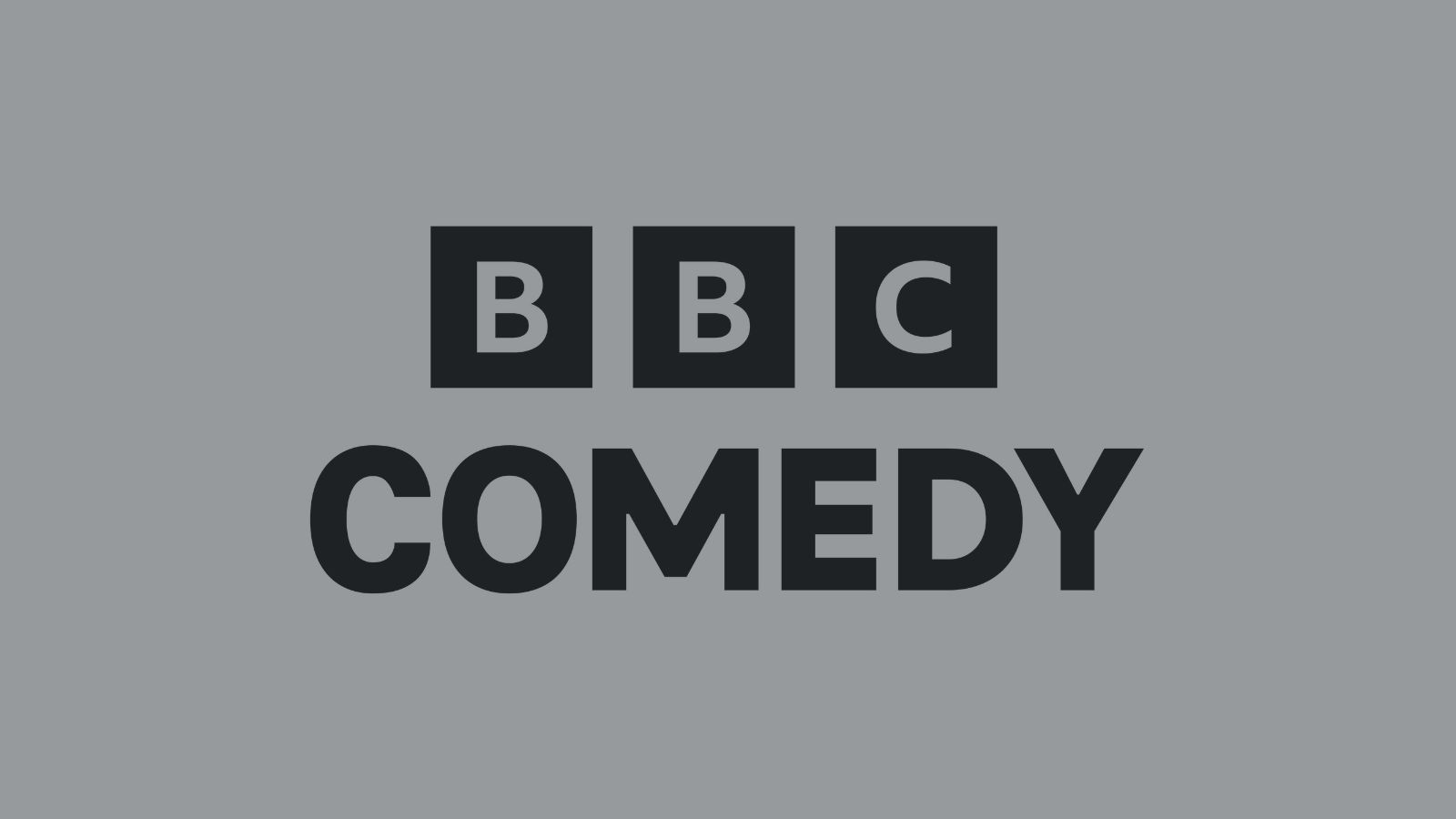 BBC Comedy logo on a white background